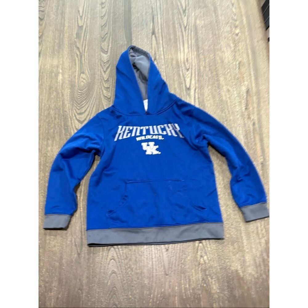 Rivalry Threads Boys Youth UK Kentucky Wildcats Pullover Sweatshirt Blue Size M